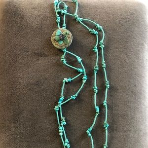 Turquoise lariat